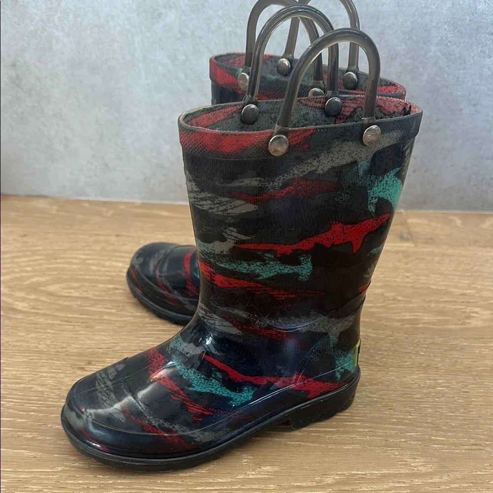 Western Chief light up Colorful Kids' Rain Boots 10